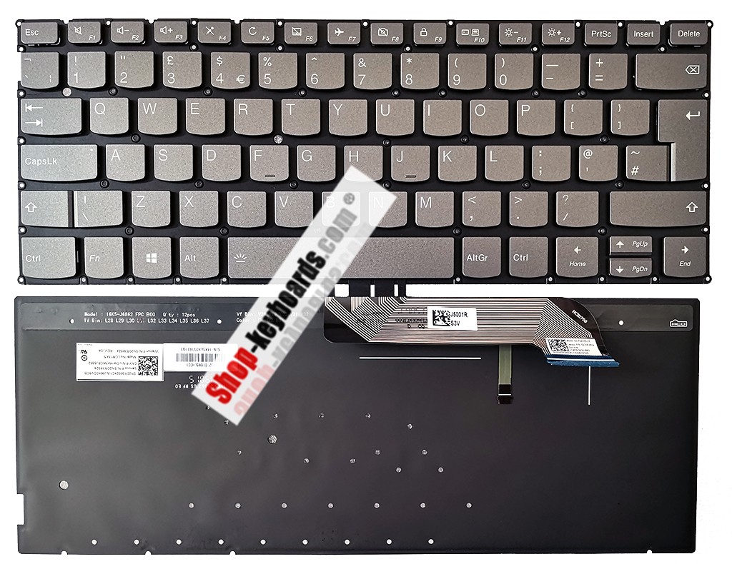 Lenovo 16K5-J6862 Keyboard replacement