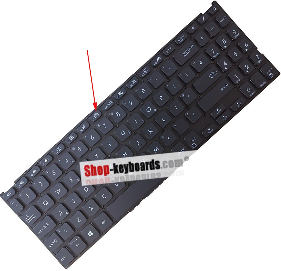 Asus R515MA Keyboard replacement