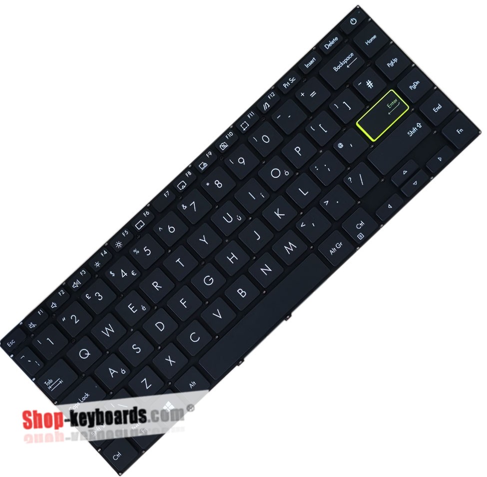 Asus 0KNB0-282AJP00  Keyboard replacement