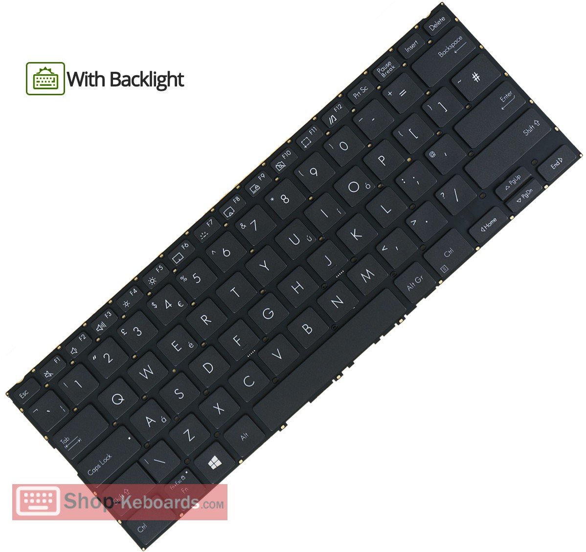 Asus 9Z.NFKBU.G1D Keyboard replacement