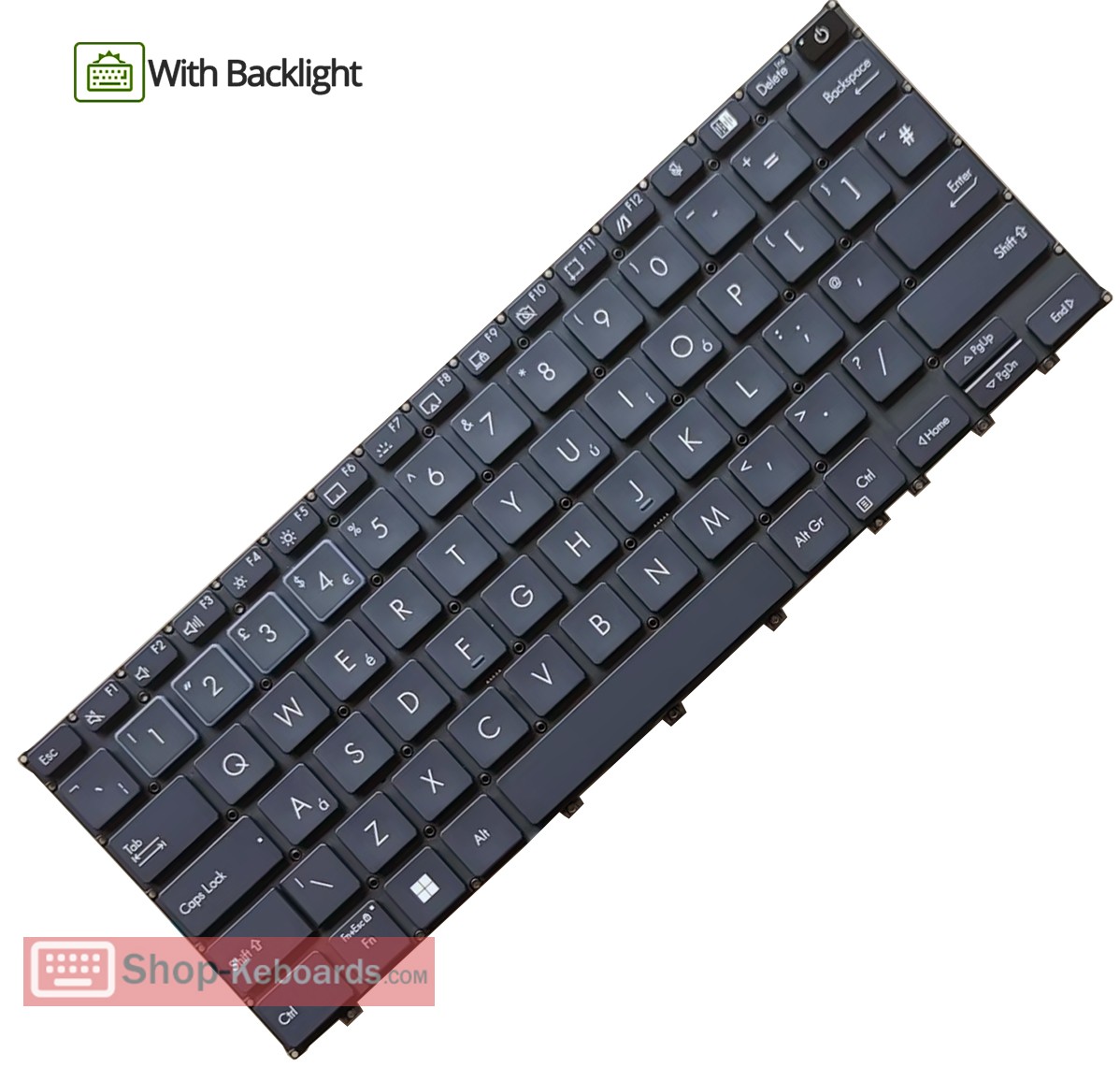 Asus EXPERTBOOK B9450FA-BM0695  Keyboard replacement