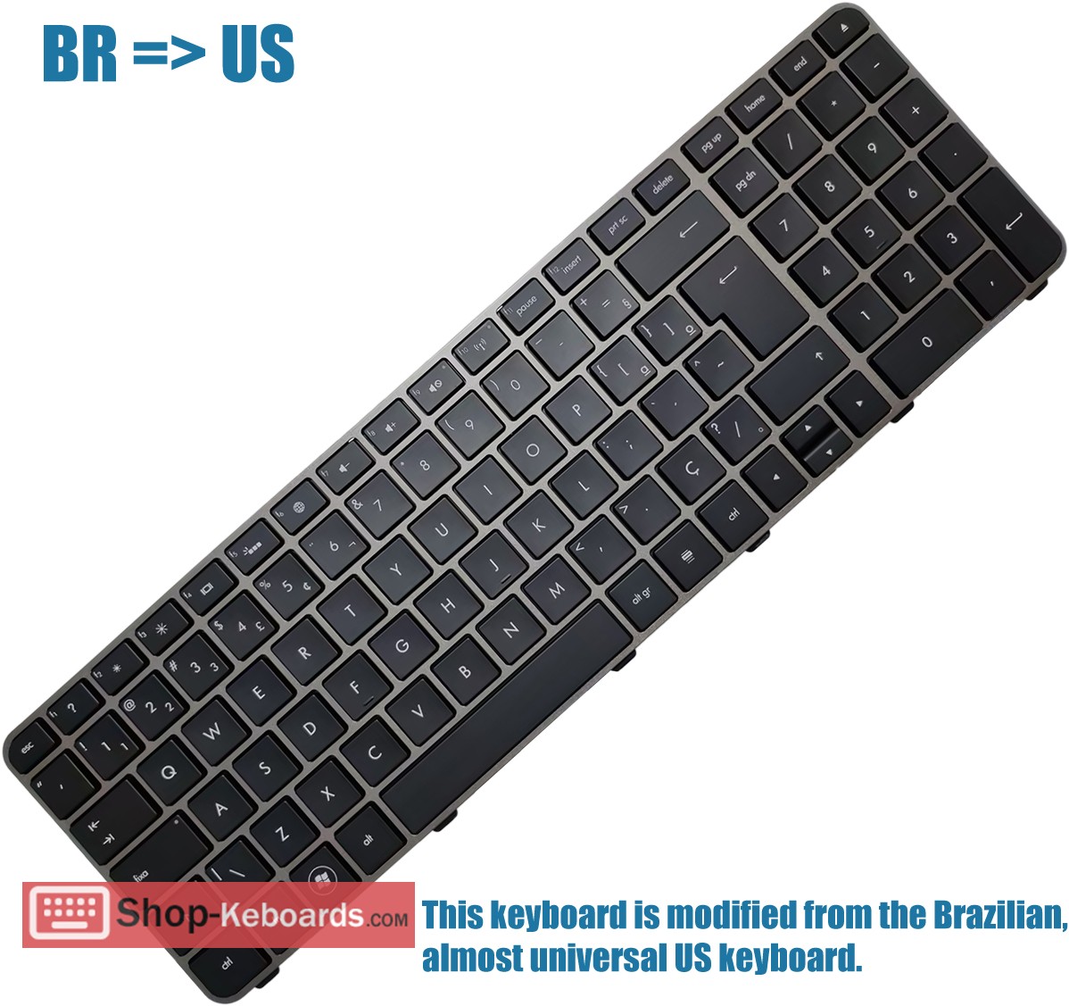 HP ENVY 17-1015TX  Keyboard replacement