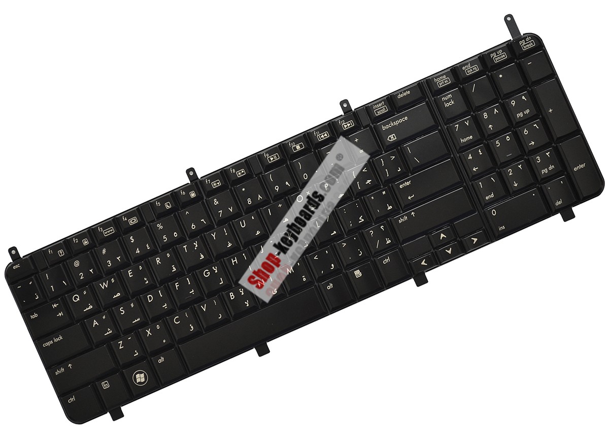 HP HDX X18-1017TX  Keyboard replacement