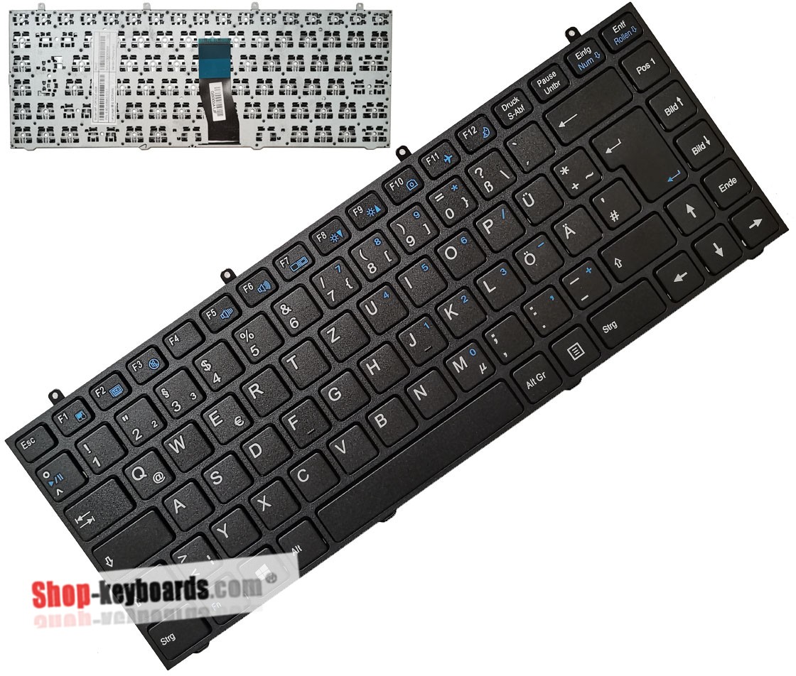 Clevo MP-12R73U4-4306 Keyboard replacement