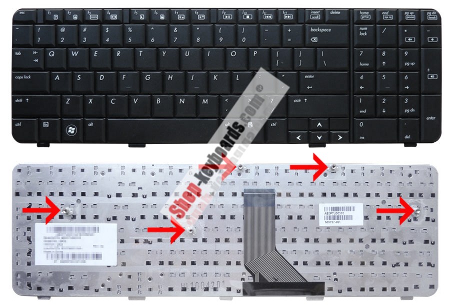 HP NSK-HG71B Keyboard replacement