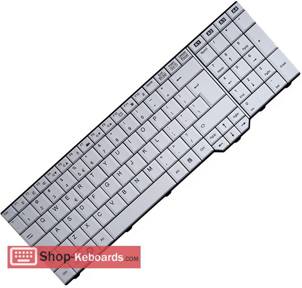 Fujitsu V080329DS4 Keyboard replacement