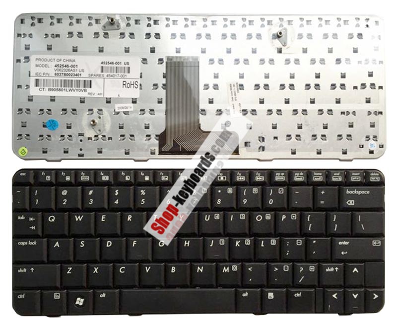 Compaq 6037B0023414 Keyboard replacement