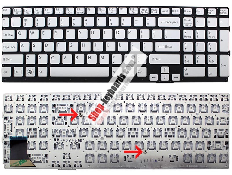 Sony VAIO VPC-SE19FJ/B Keyboard replacement