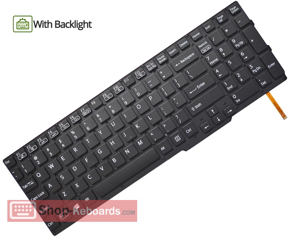 Sony VAIO SVS15129CJB Keyboard replacement
