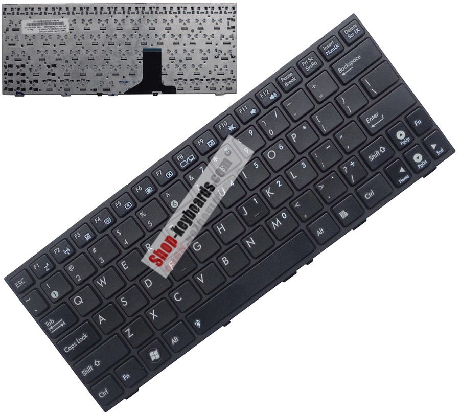 Asus Eee PC 1005h Keyboard replacement