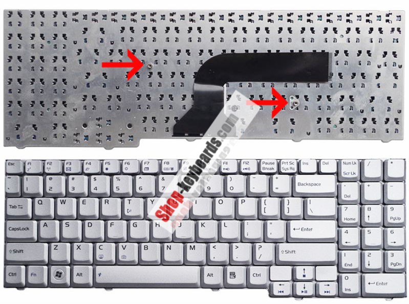 Asus 04GNED1KUK00-1 Keyboard replacement