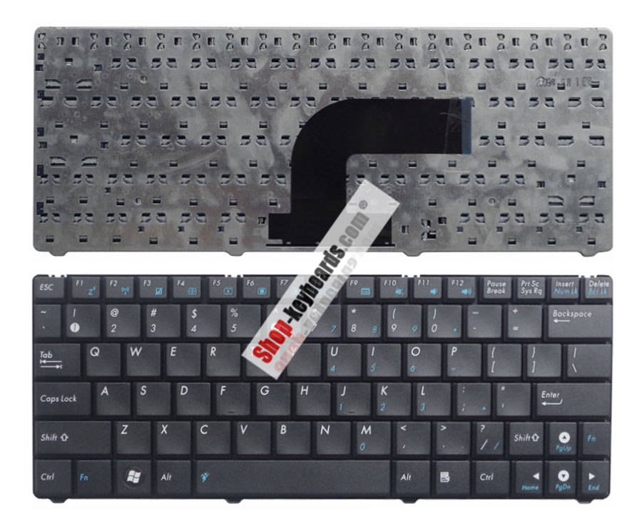 Asus Eee PC 1101ha-mu1x-bk Keyboard replacement