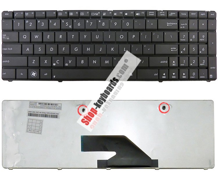 Asus K75VD Keyboard replacement