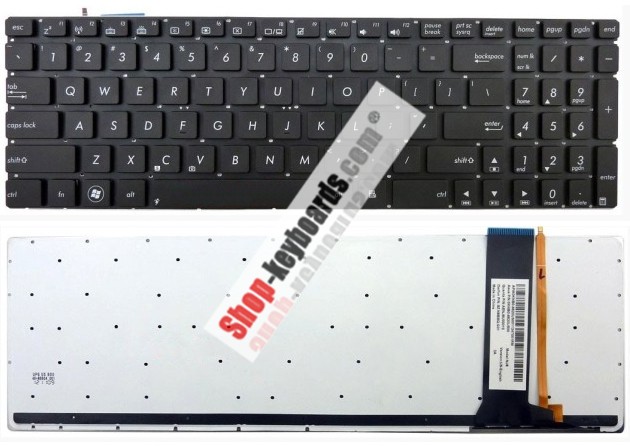 Asus N750JV Keyboard replacement