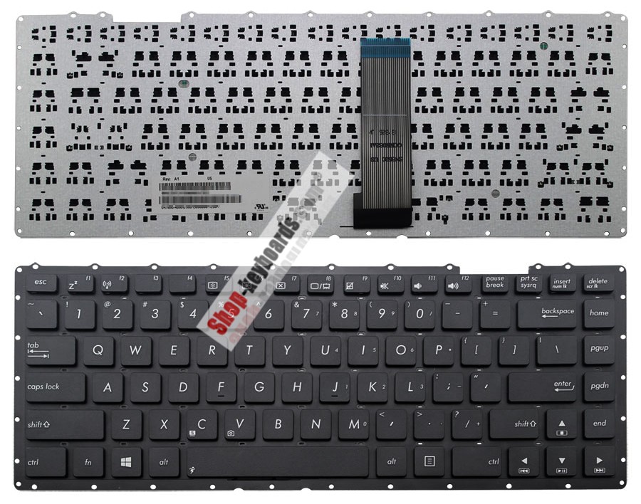 Asus 0KNB0-4133RU00 Keyboard replacement