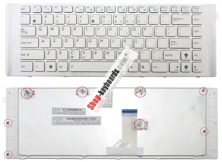 Asus A40EI48JP-SL Keyboard replacement