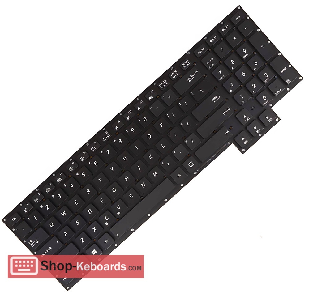 Asus G750JW-T5043H Keyboard replacement