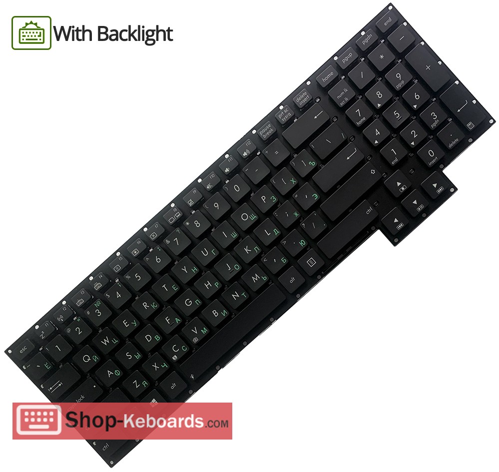 Asus G750JZ-T4182H Keyboard replacement