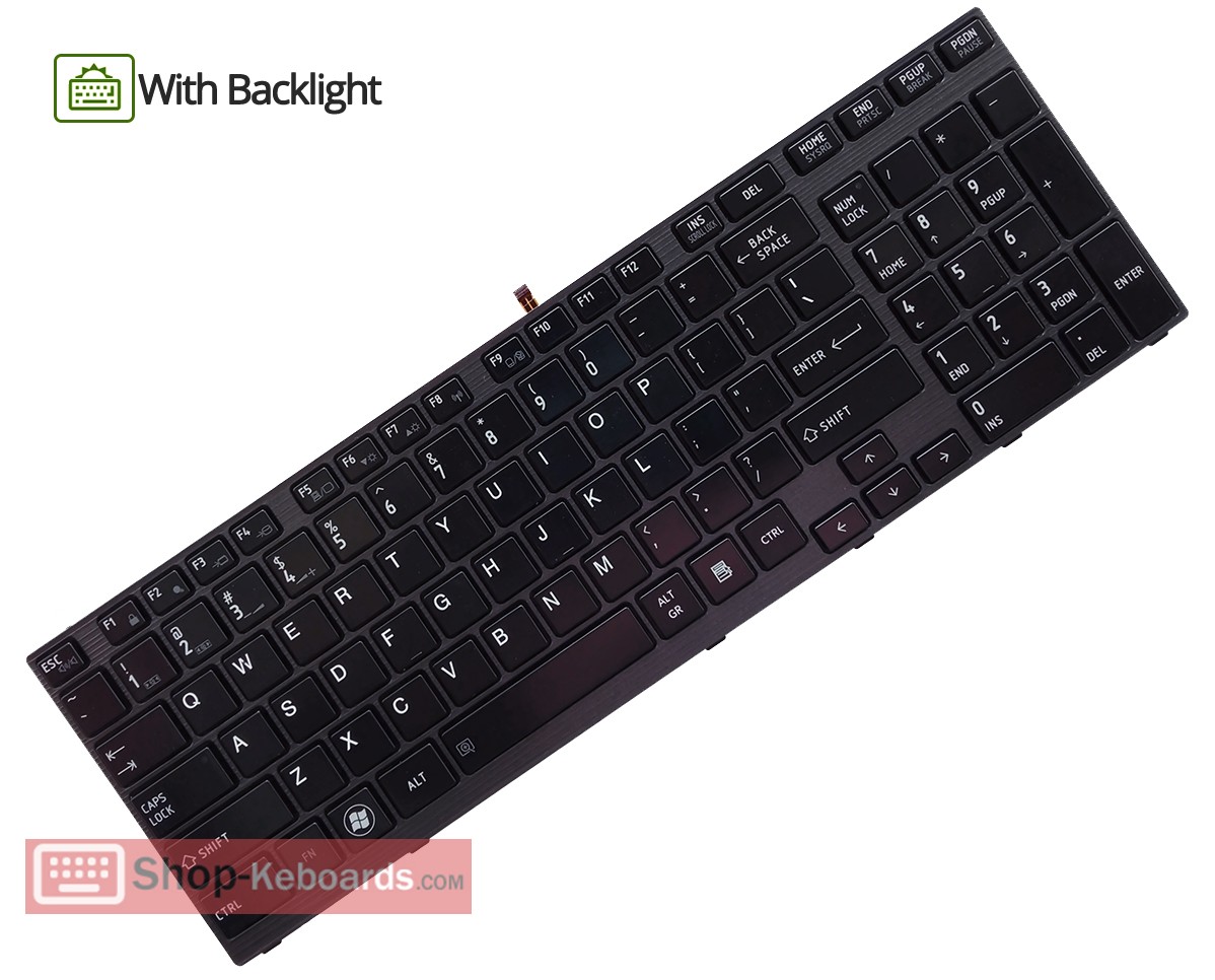 Toshiba MP-09N53U46698 Keyboard replacement
