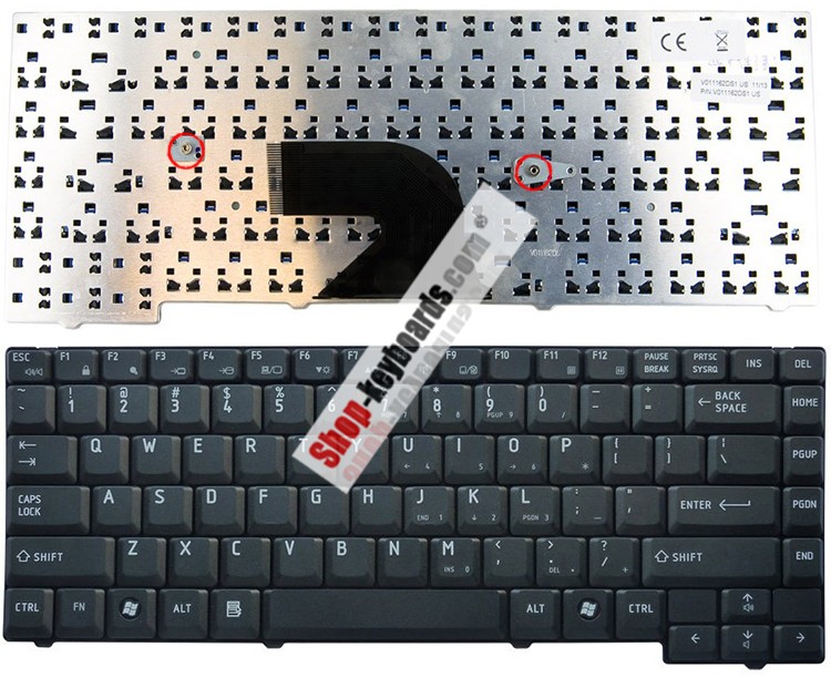 Toshiba MP-07B36GB-5281 Keyboard replacement