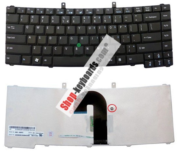 Acer 9J.N8882.NOU Keyboard replacement