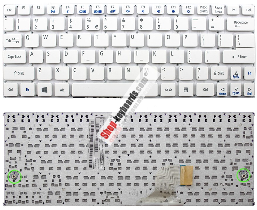 Acer 0KNL-0I2GE12 Keyboard replacement