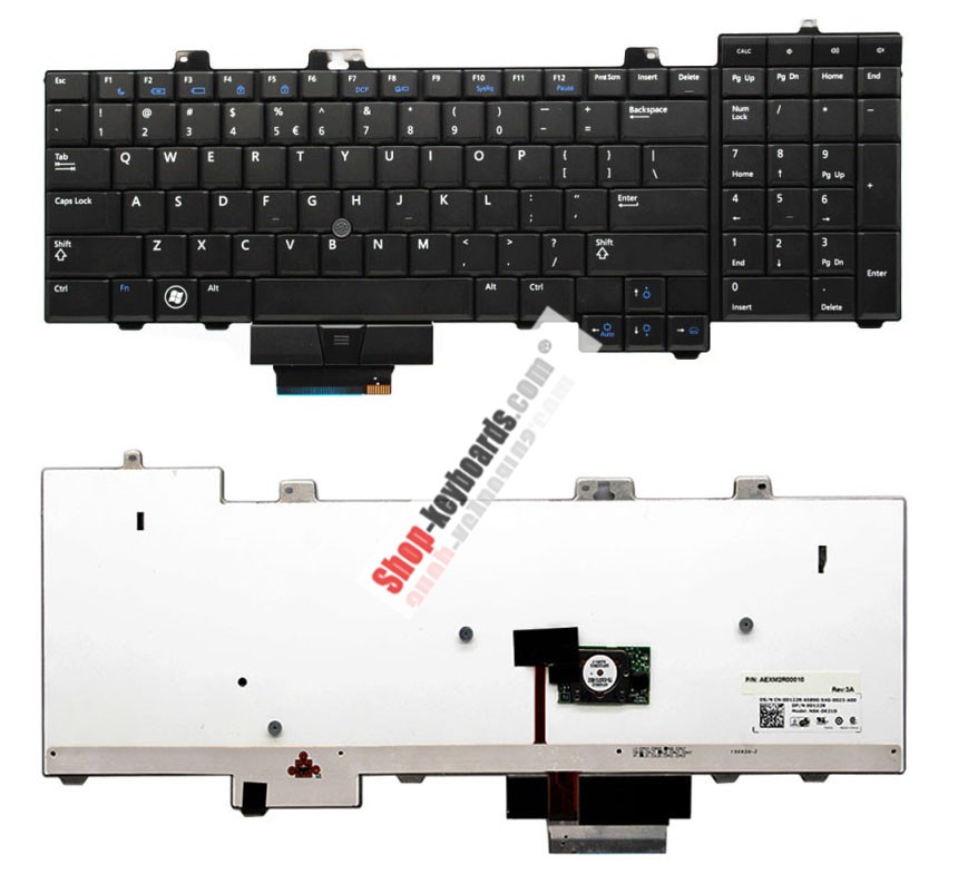 Dell NSK-DE20L Keyboard replacement