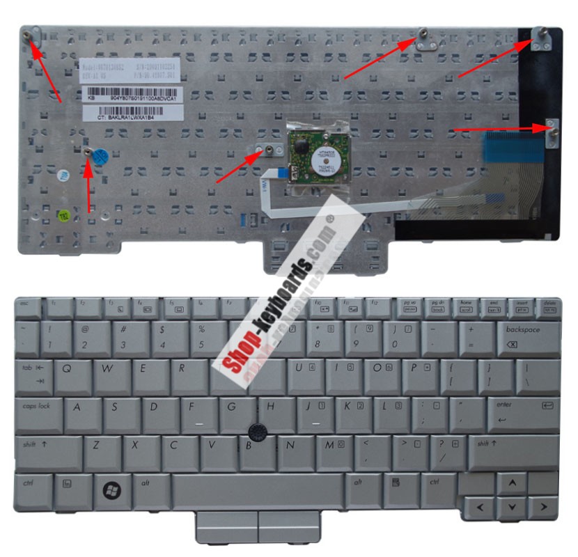 HP Elitebook 2730P Keyboard replacement