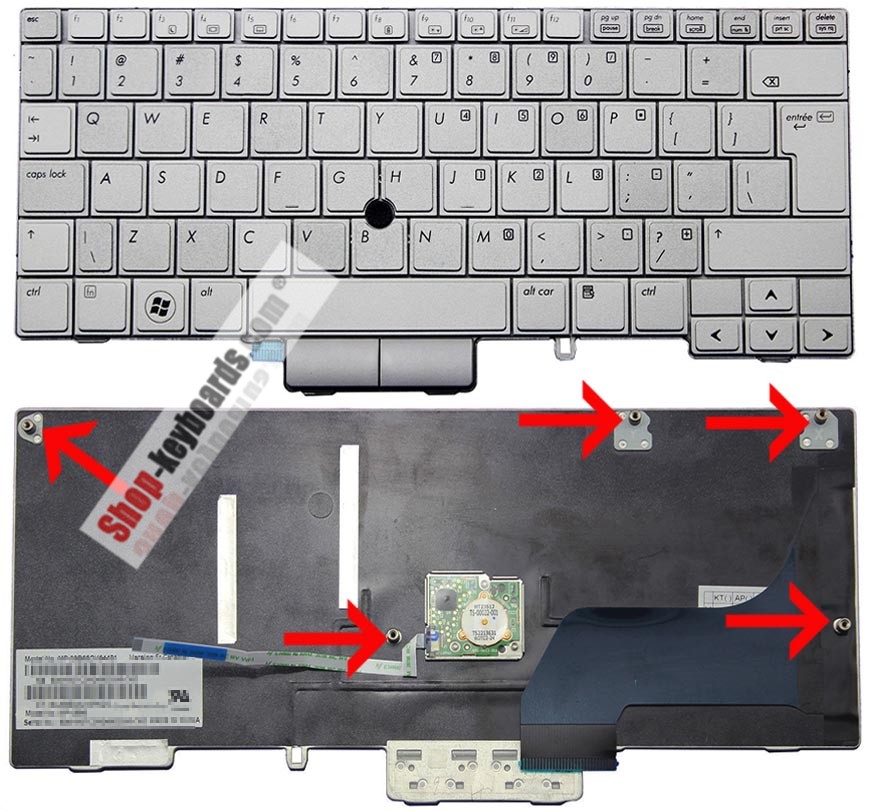 HP 649756-DH1 Keyboard replacement
