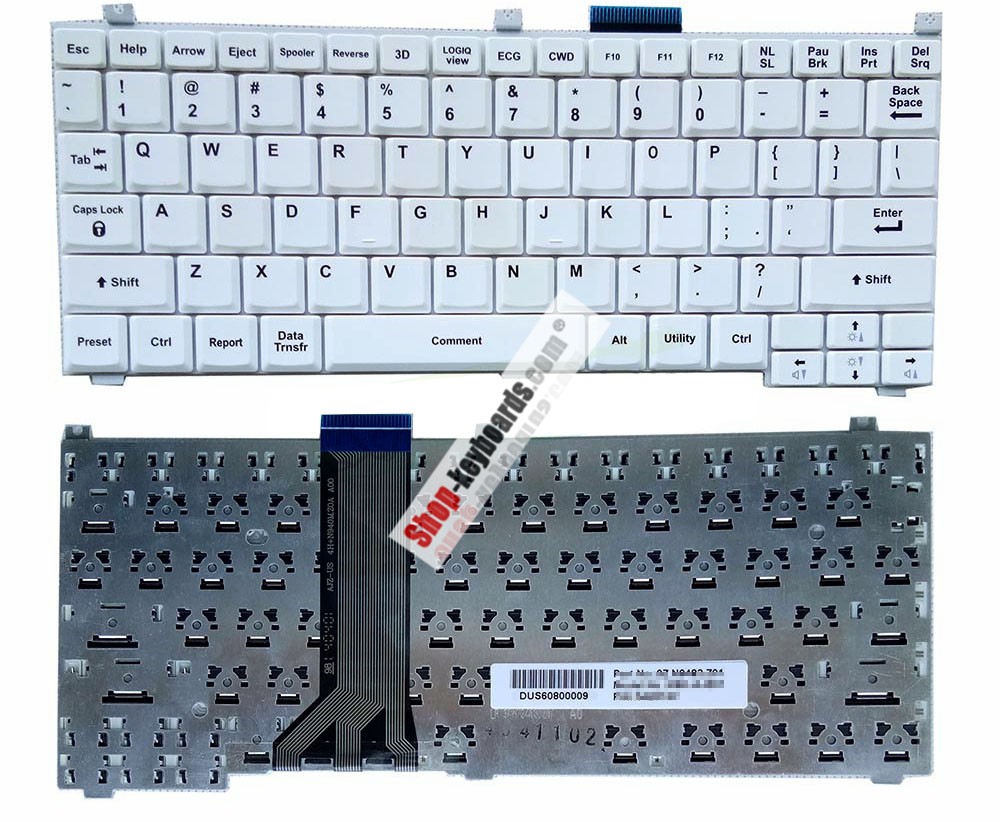 HP NSK-AJZ01 Keyboard replacement