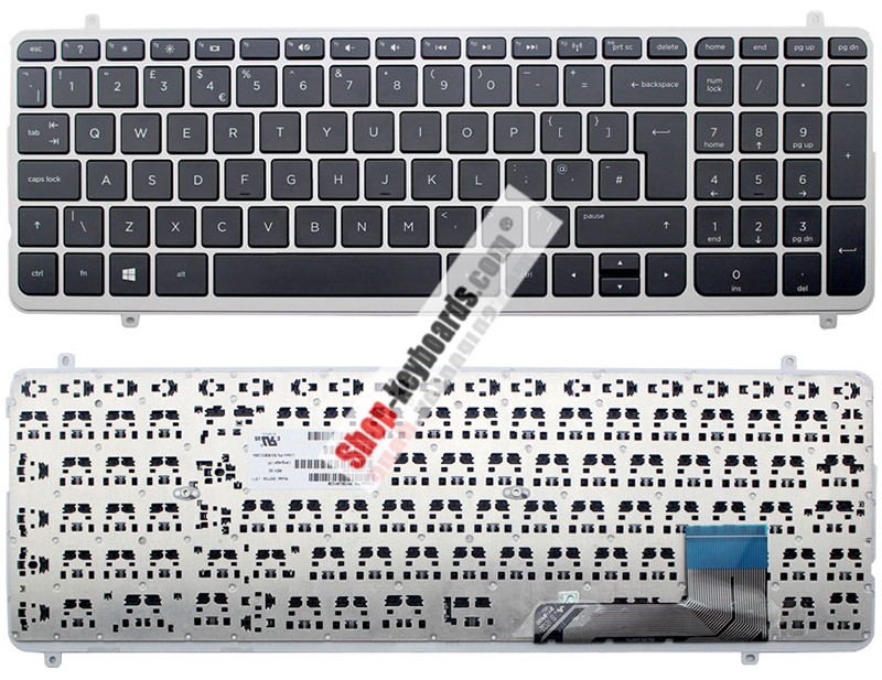 HP PK130UM2D10 Keyboard replacement
