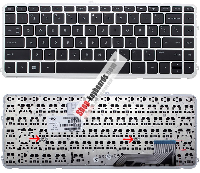 HP Envy 14-K112NR Sleekbook Keyboard replacement