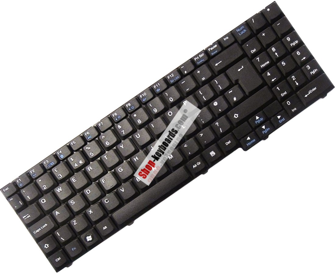 Packard Bell EasyNote SB87 Keyboard replacement