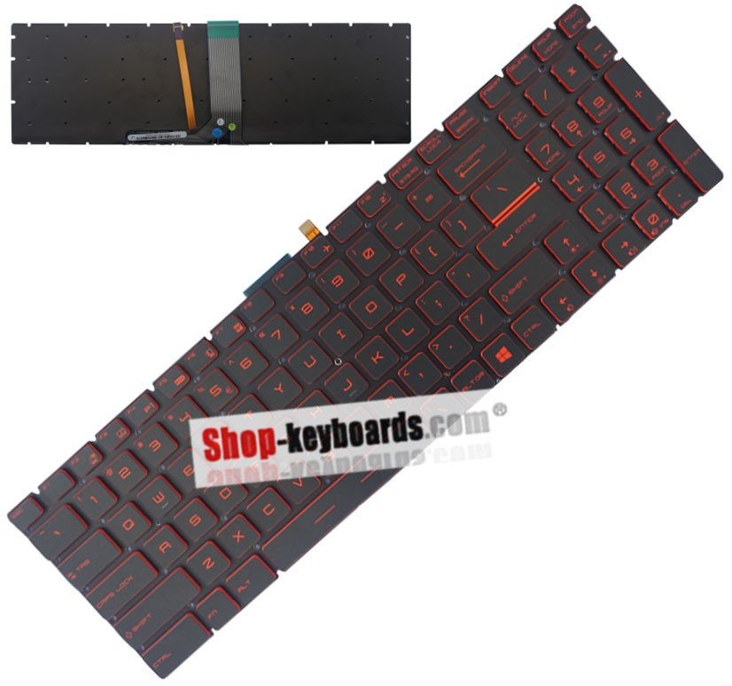 MSI GAMING GS70 2OD-019TH Keyboard replacement