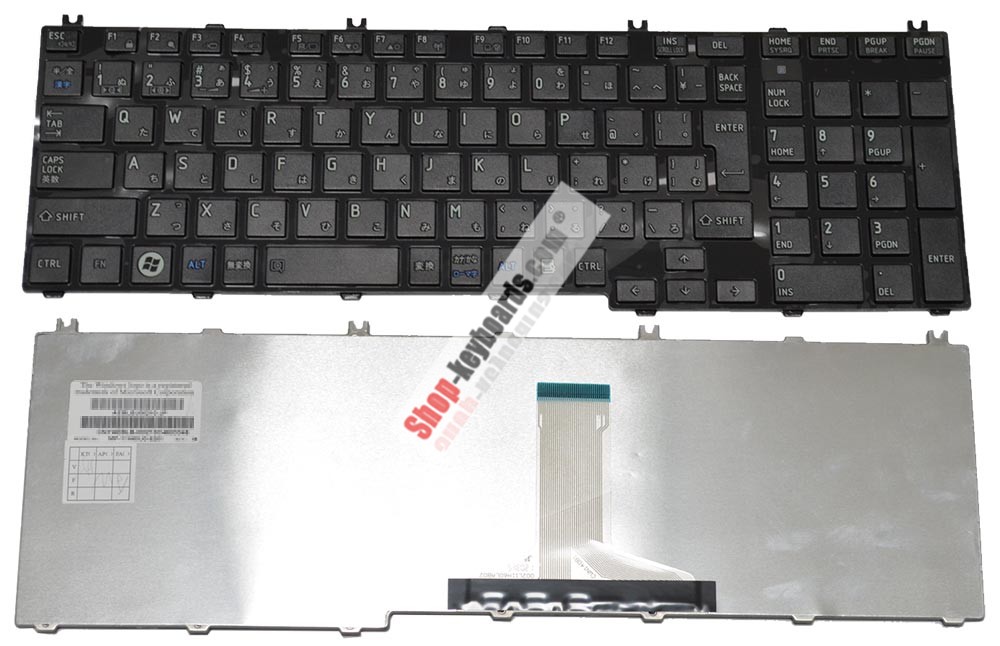 Toshiba dynabook T551/58BWS Keyboard replacement