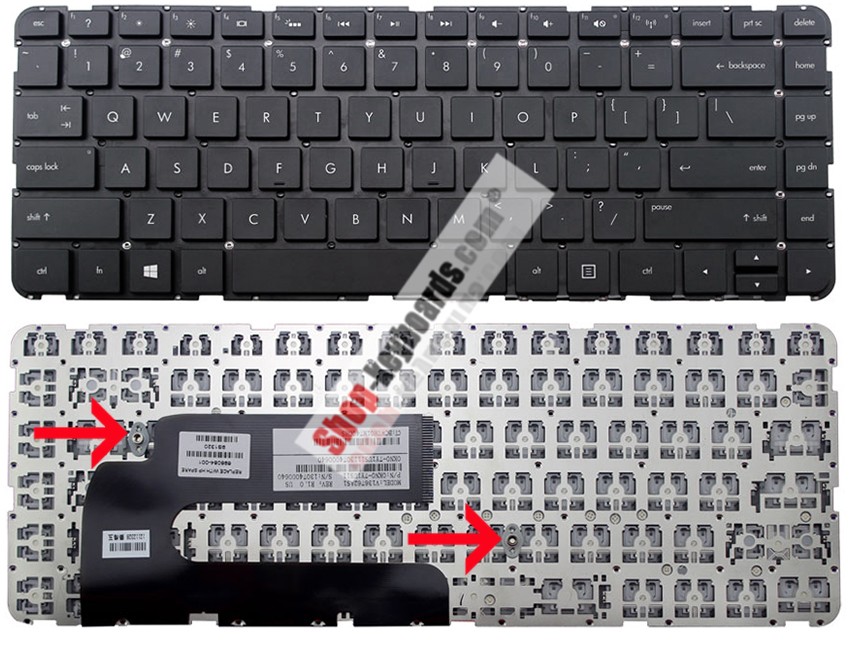 HP Envy M4-1115DX Keyboard replacement