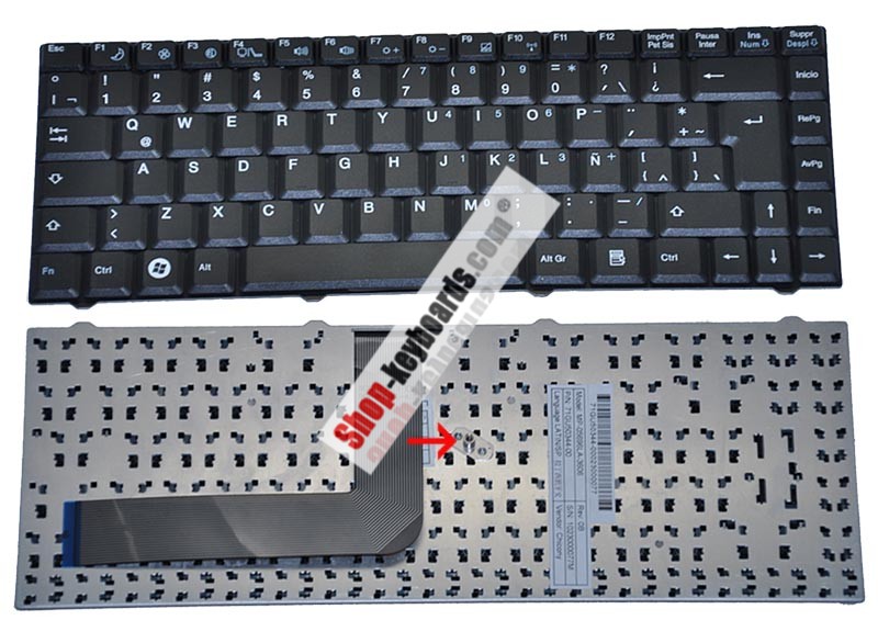 Advent MP-05696LA-3606 Keyboard replacement