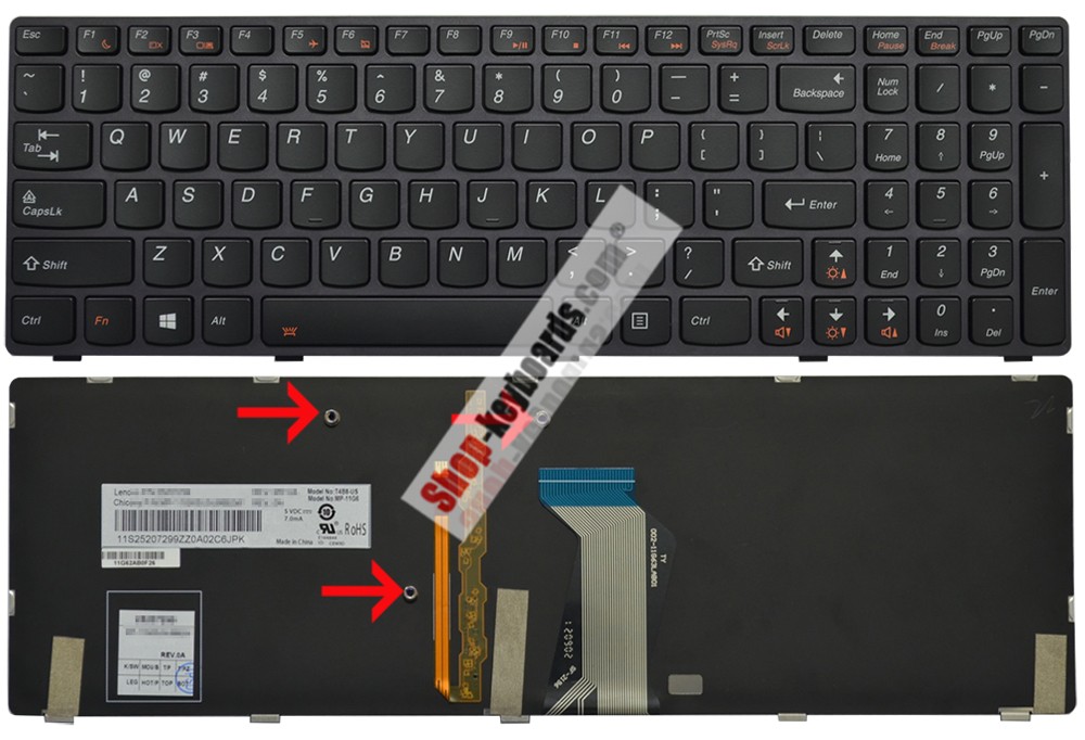 Lenovo PK130N02C00 Keyboard replacement