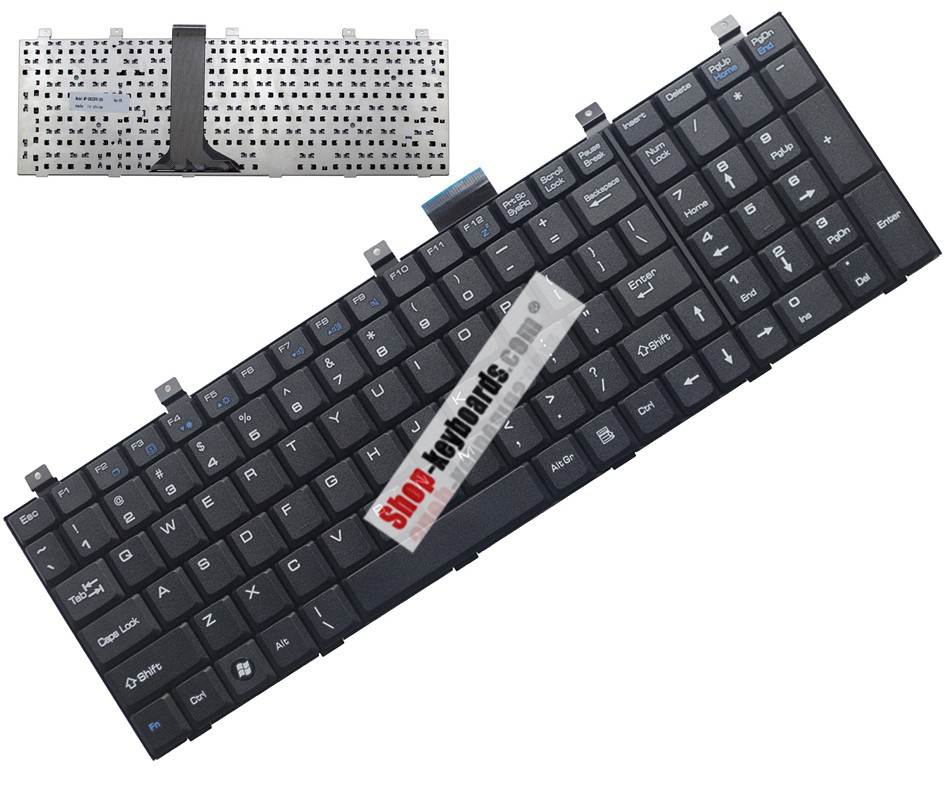 MSI CR500-T6643BW7P  Keyboard replacement
