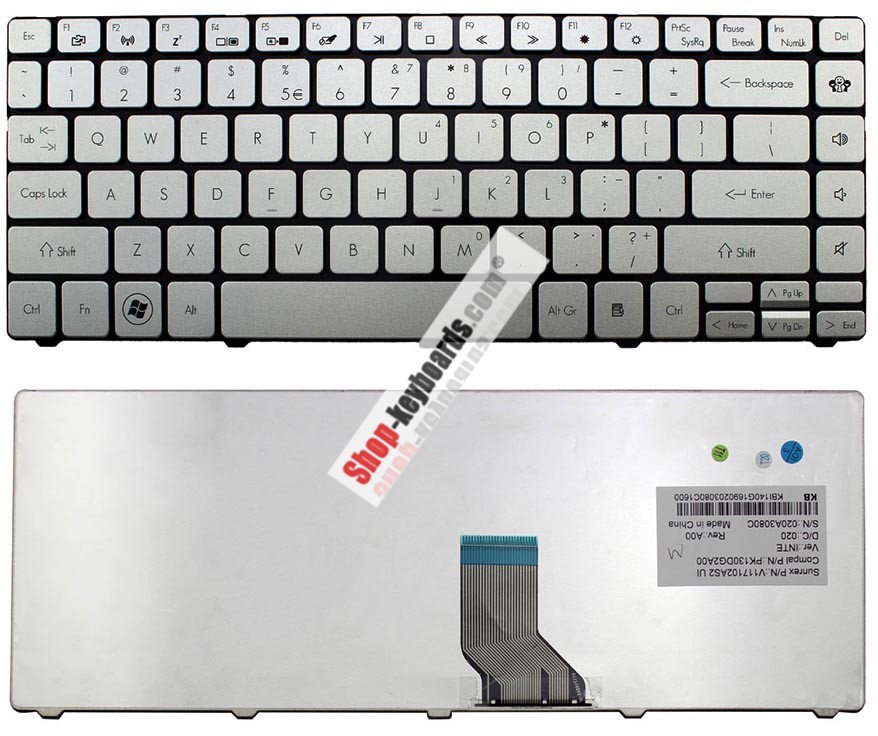 Gateway EC38 Keyboard replacement