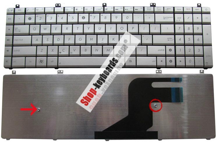 Asus N75YI267SL-SL Keyboard replacement
