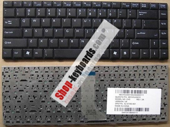 BenQ 9J.N7382.601 Keyboard replacement
