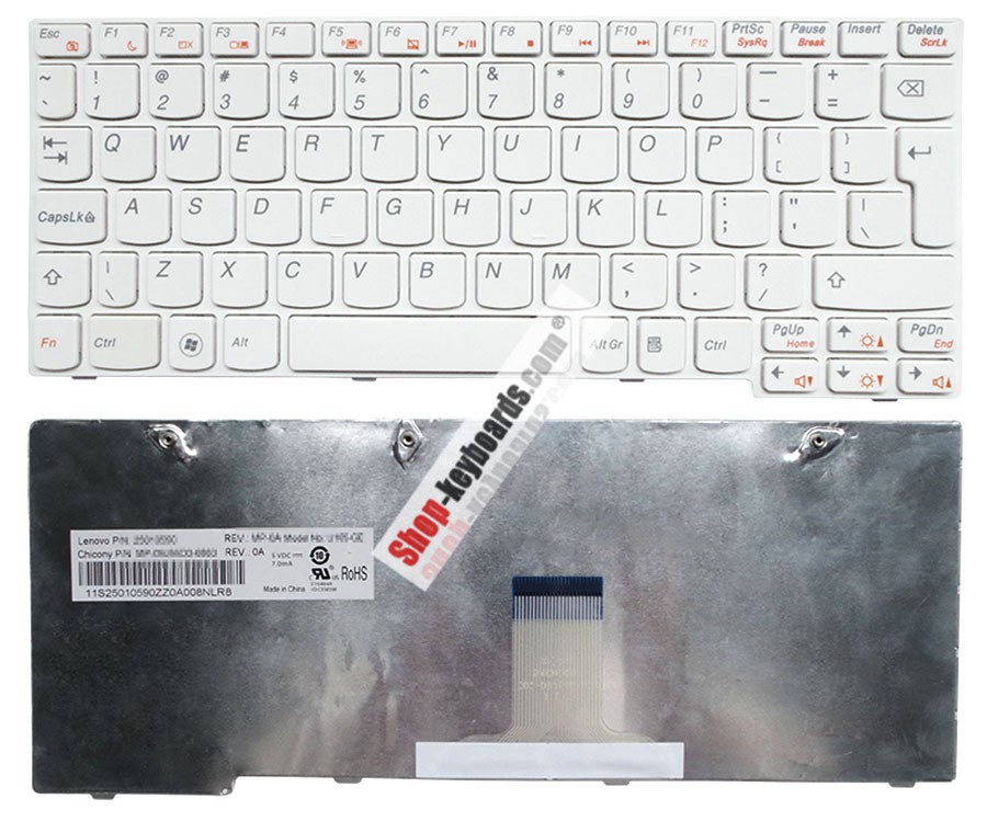 Lenovo IdeaPad S205 Keyboard replacement