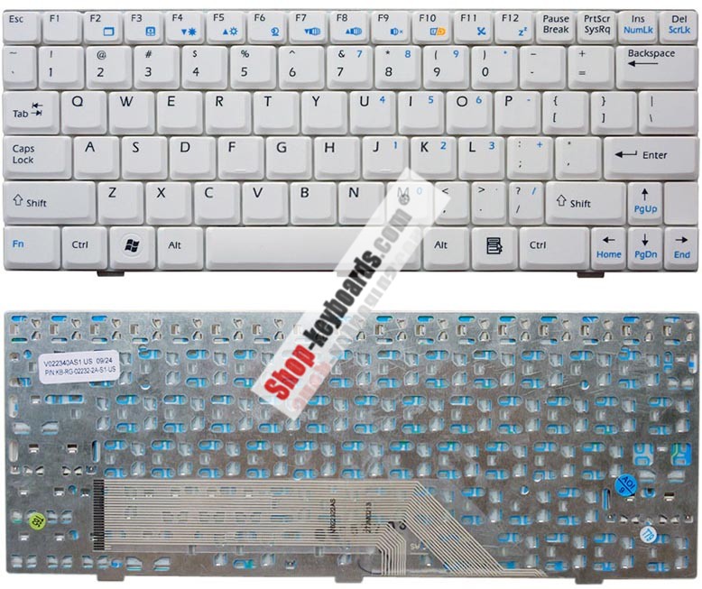 MSI Wind U100-420US Keyboard replacement