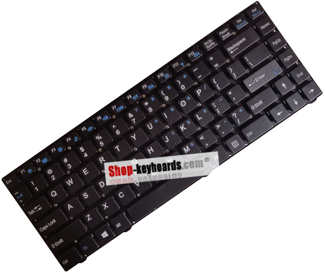 Clevo MP-10F83SU-4301W Keyboard replacement