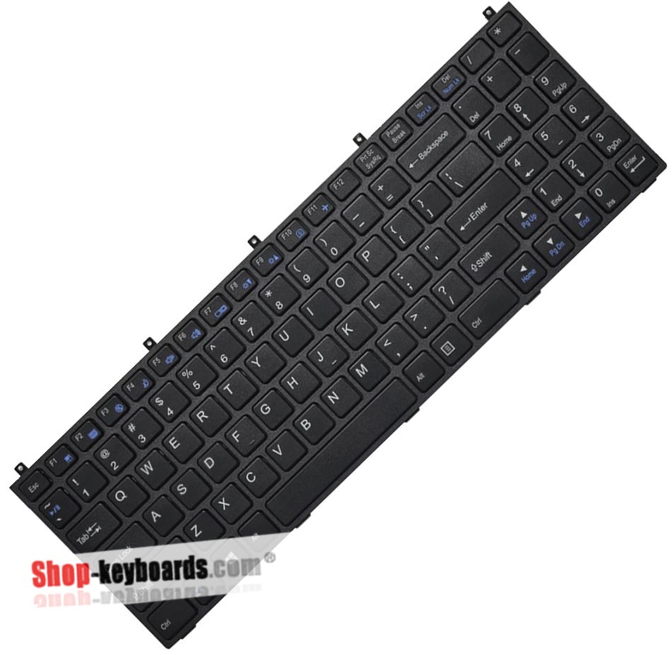 Clevo W76TUN Keyboard replacement