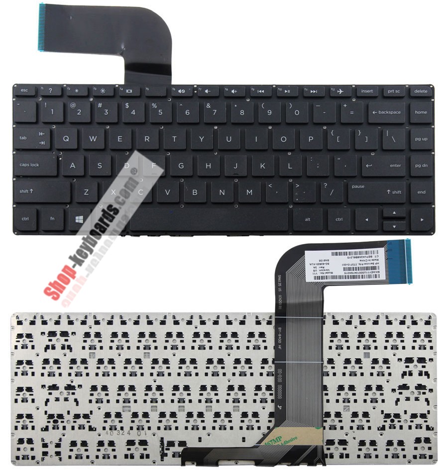 HP Pavilion 14z-v000 CTO Keyboard replacement