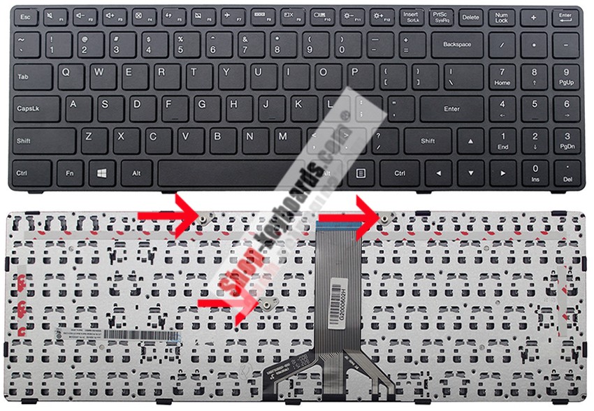 Lenovo NSK-BQ0SN Keyboard replacement