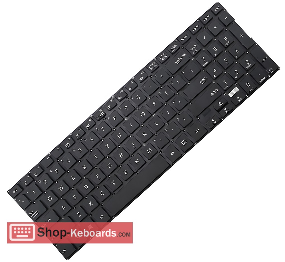 Asus 0KNB0-612LUS00 Keyboard replacement