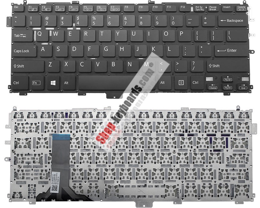 Sony SVP1321BPXB Keyboard replacement